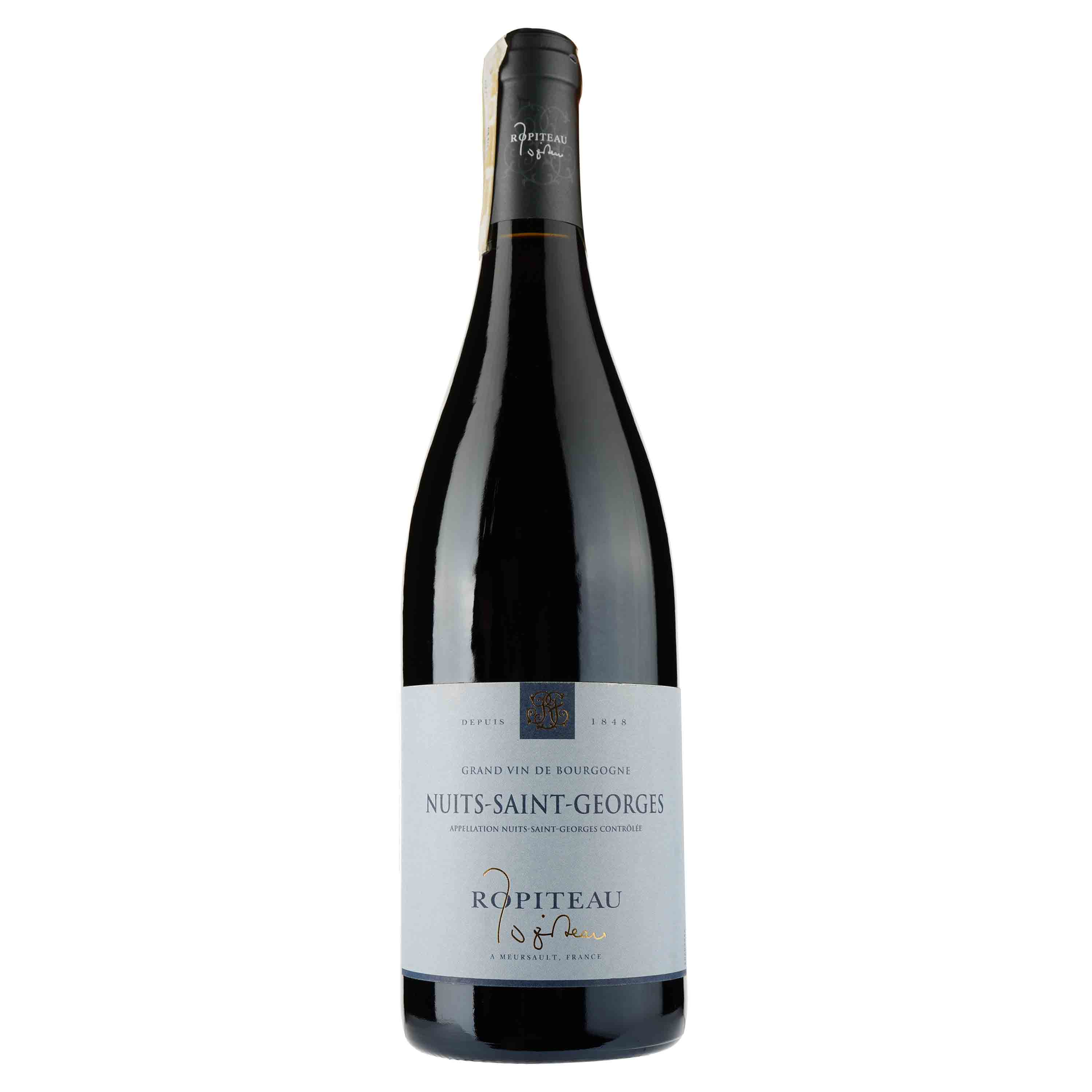 Вино Ropiteau Freres Nuits-Saint-Georges, красное, сухое, 12,5%, 0,75 л - фото 1
