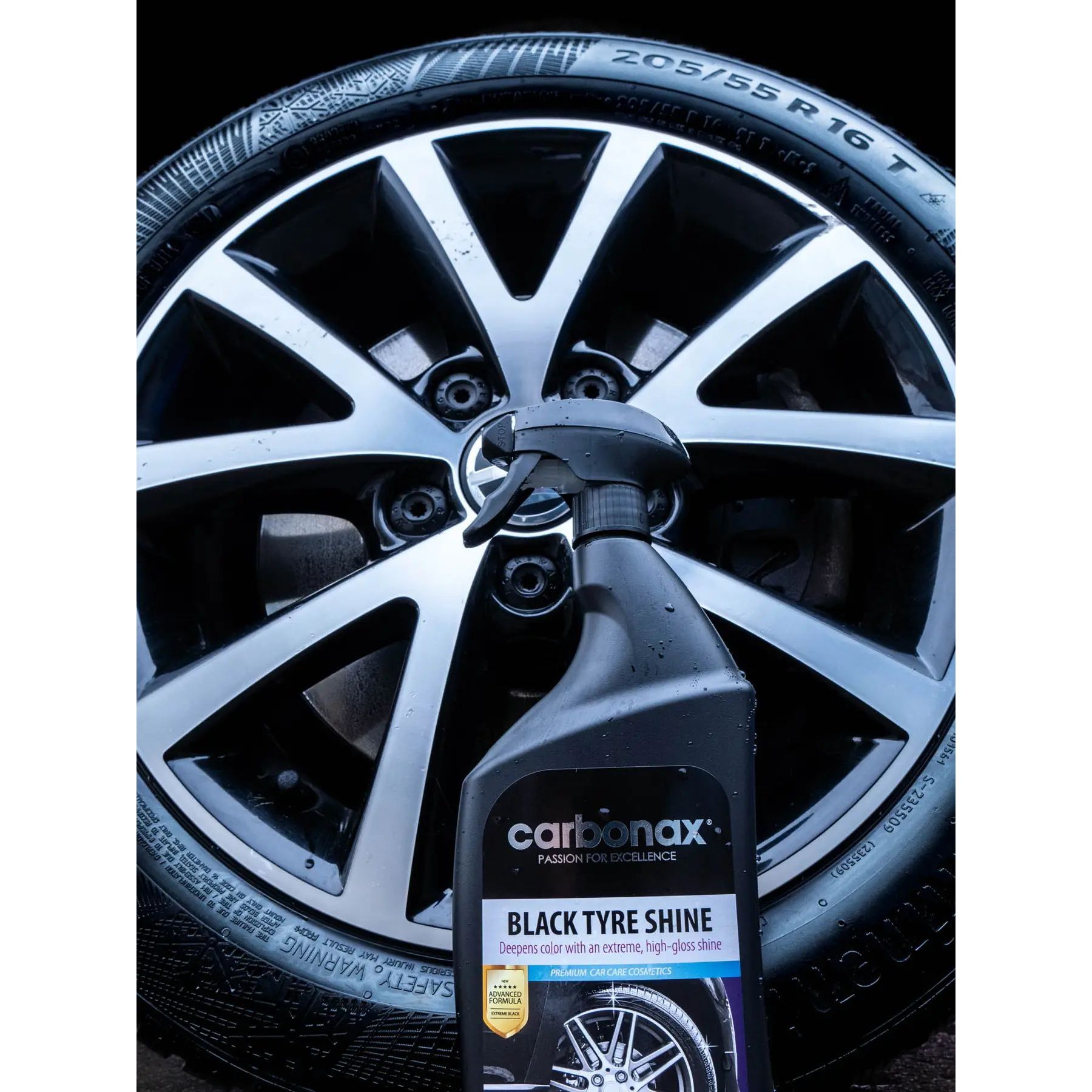 Засіб по догляду за шинами Carbonax Black Tire Shine 720 мл - фото 2