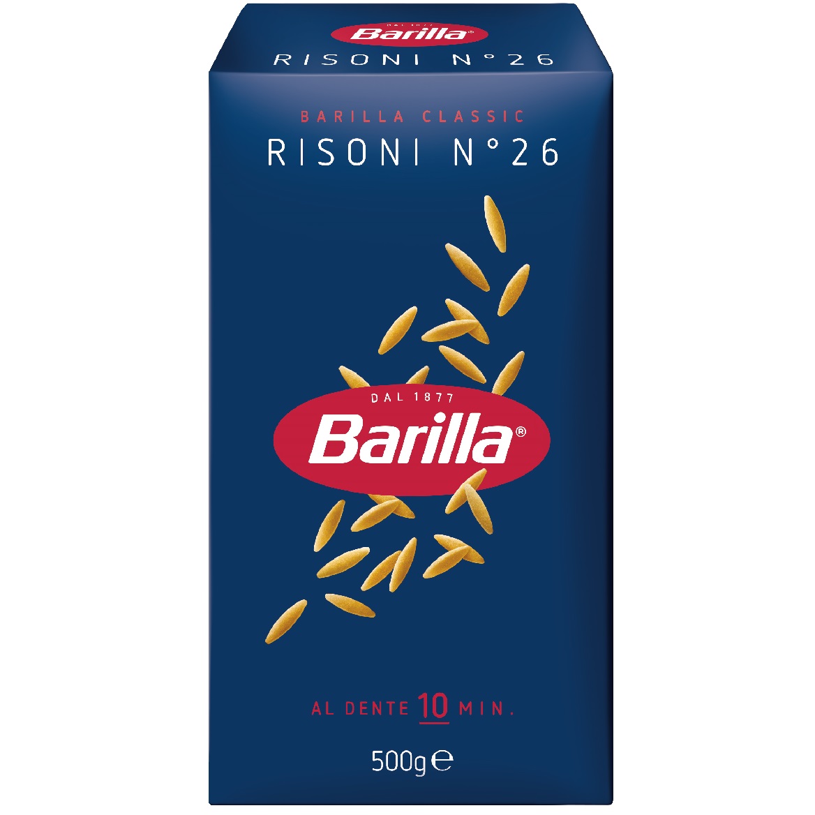 Вироби макаронні Barilla Рісоні №26, 500 г (903663) - фото 1