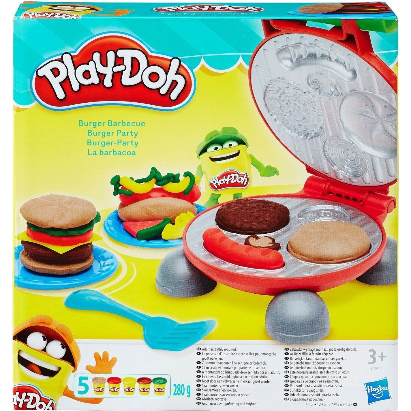 Ігровий набір з пластиліном Hasbro Play-Doh Бургер Гриль (B5521) - фото 1