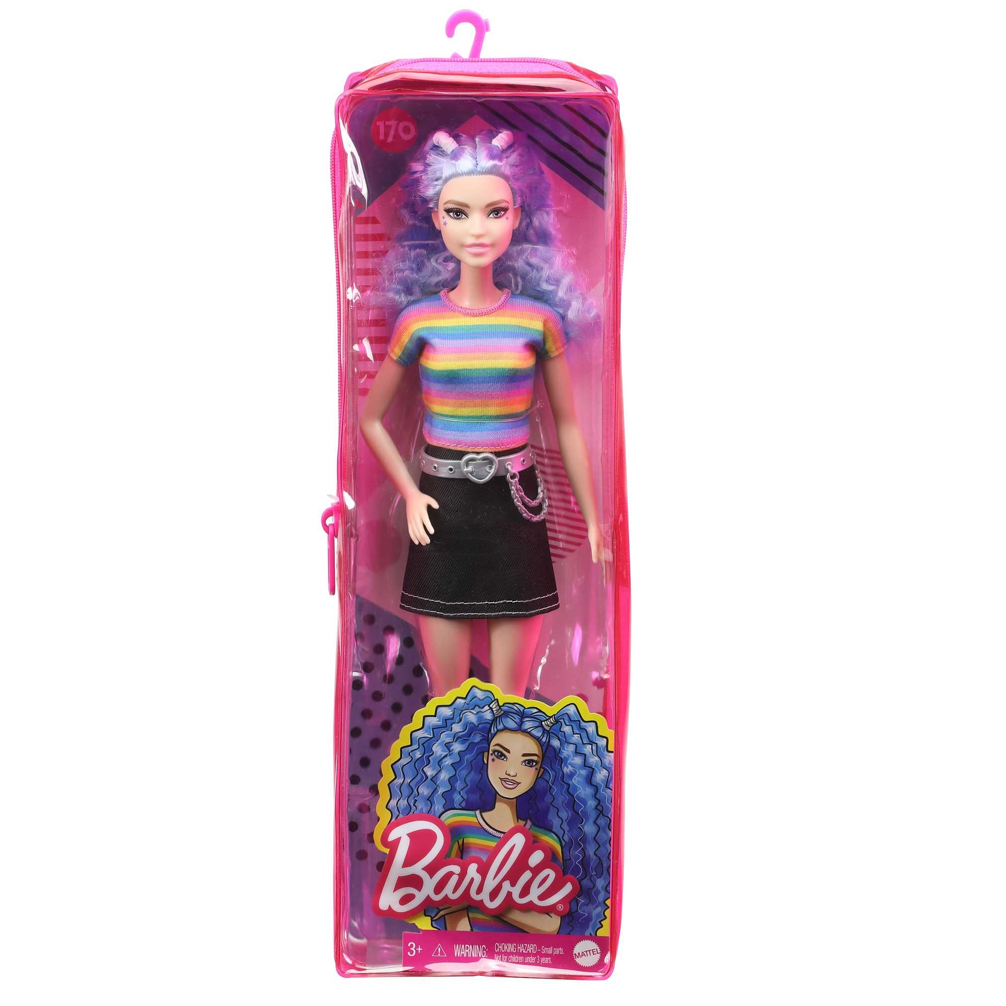Лялька Barbie Модниця з блакитним волоссям (GRB61) - фото 5