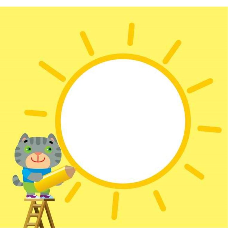 Раскраска для малышей Книжковий хмарочос Котик - фото 2