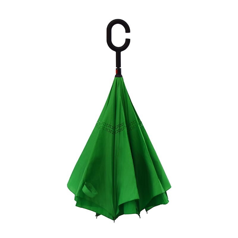 Зонт-трость Line art Wonder, с обратным складыванием, зеленый (45450-9) - фото 2