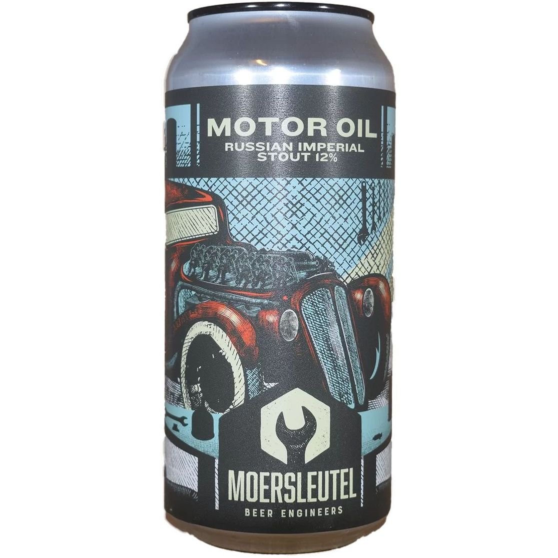 Пиво Moersleutel Motor Oil темне 12% 0.44 л з/б - фото 1