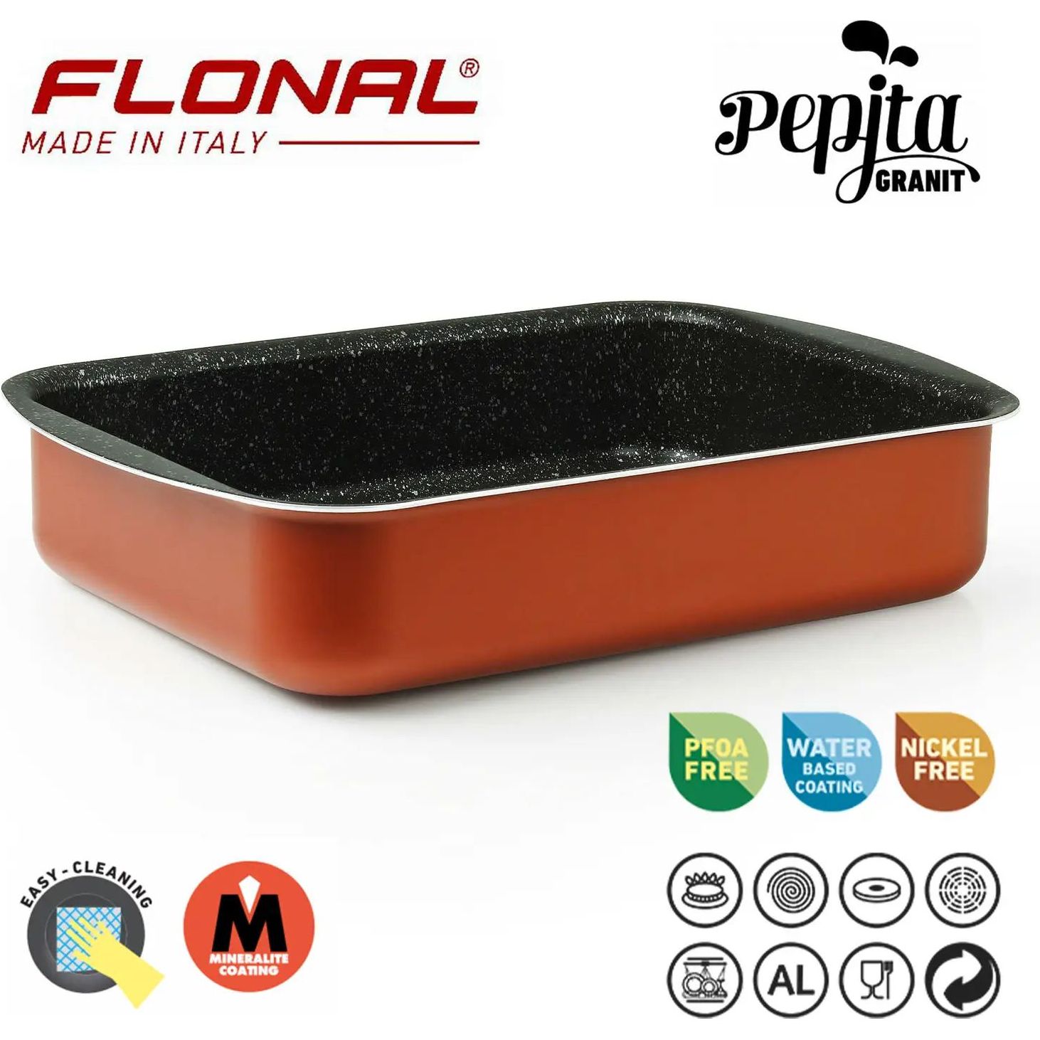 Форма для випічки Flonal Pepita Granit 35х25 см (PGFLS3550) - фото 3