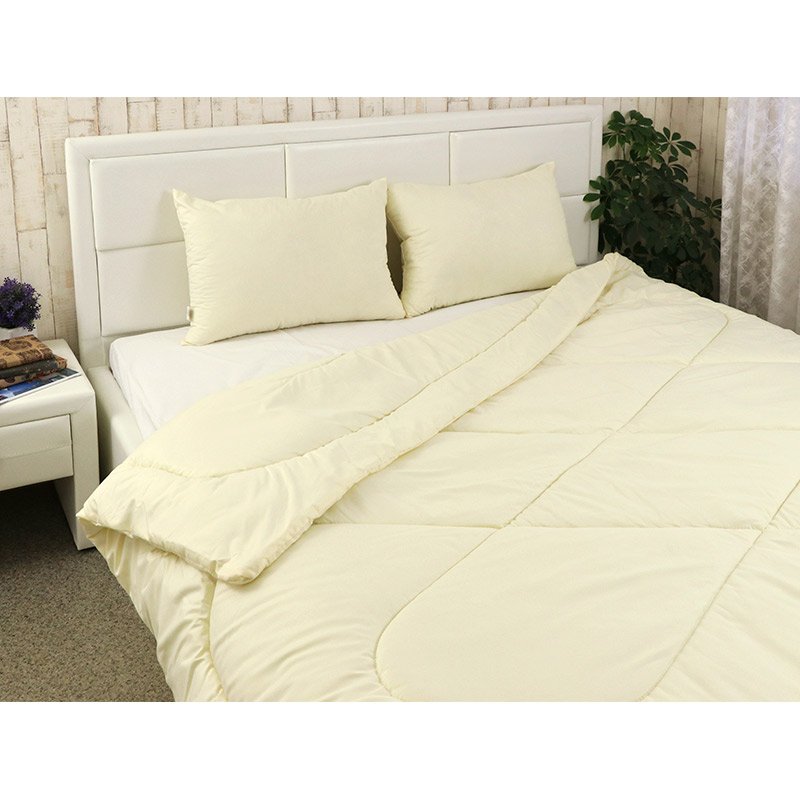 Одеяло c подушкой Руно, силиконовые, 172х205 см, 50х70 см, молочный (172.52СЛБ_Молочний) - фото 2