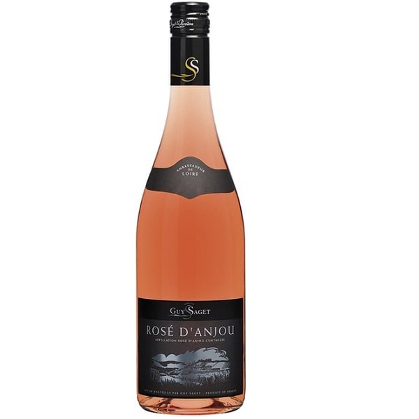 Вино Guy Saget Rose Danjou, рожеве, полусухе, 11,5%, 0,75 л - фото 1