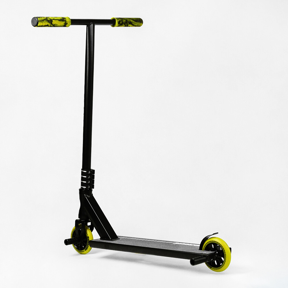 Самокат трюковый Best Scooter 57х85 см Черно-желтый 000231330 - фото 5