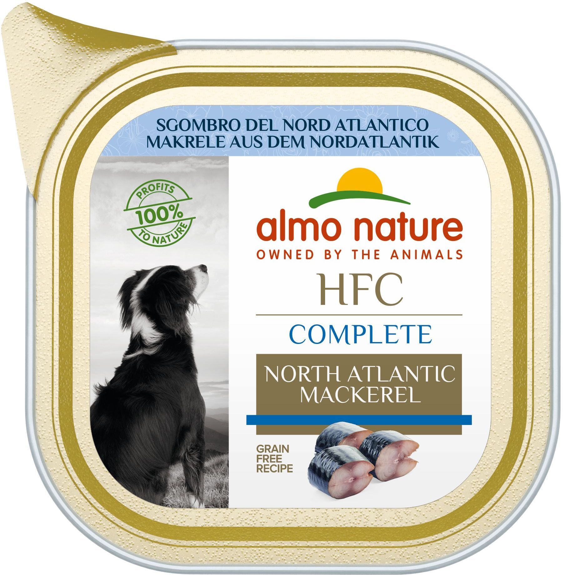 Набір вологого корму для собак Almo Nature HFC Dog Complete 4+1 північноатлантична скумбрія 425 г (85 г х 5 шт.) - фото 2