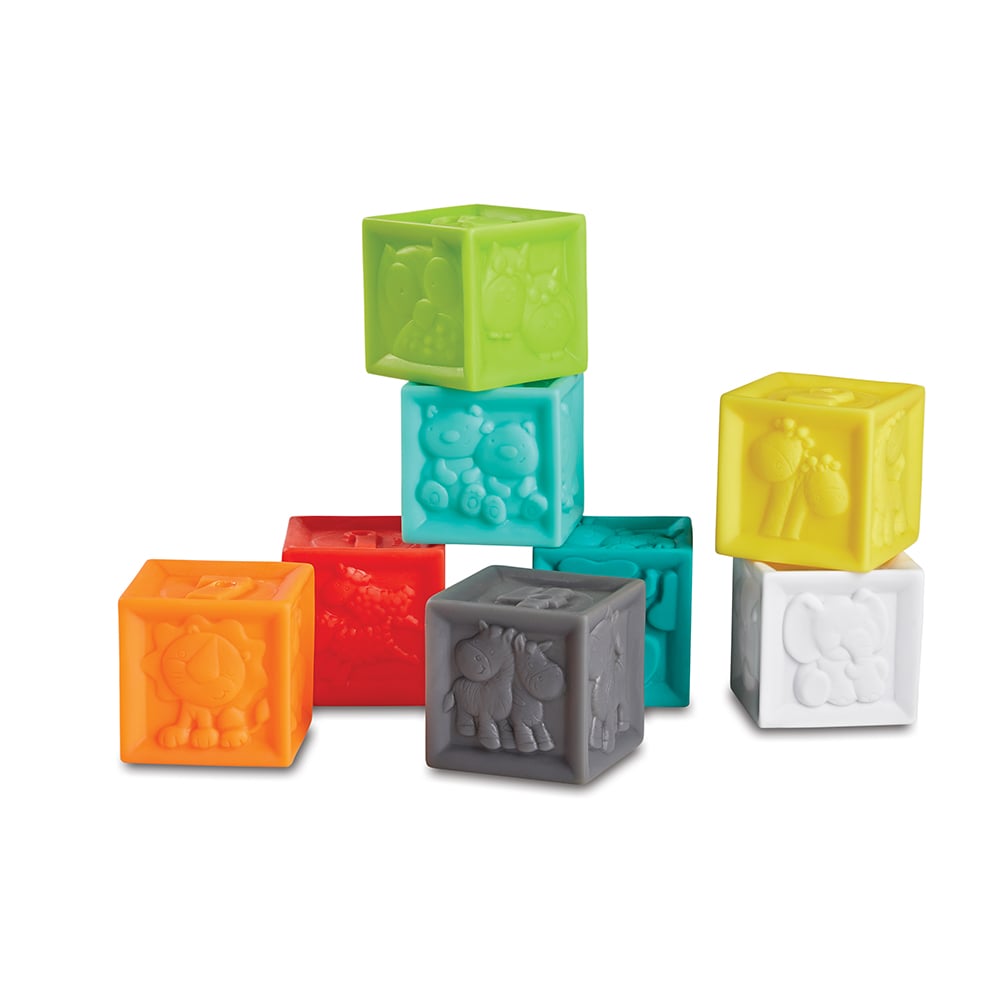 Сенсорный набор Infantino мячики, кубики и животные (310231) - фото 6