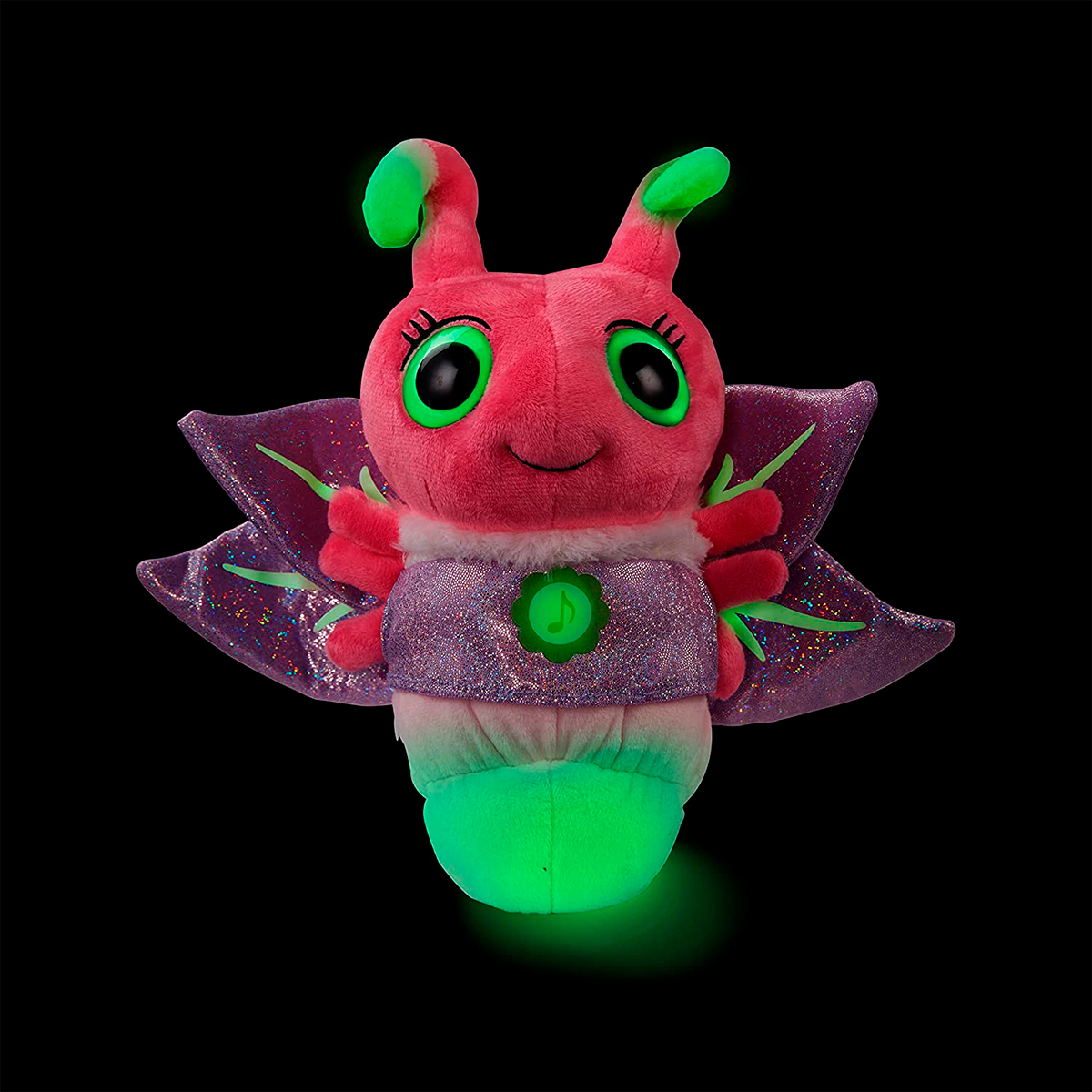 Интерактивная мягкая игрушка Glowies, светлячек, розовый (GW001) - фото 3