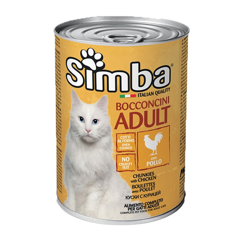 Вологий корм для котів Simba Cat Wet, курка, 415 г (70009072) - фото 1