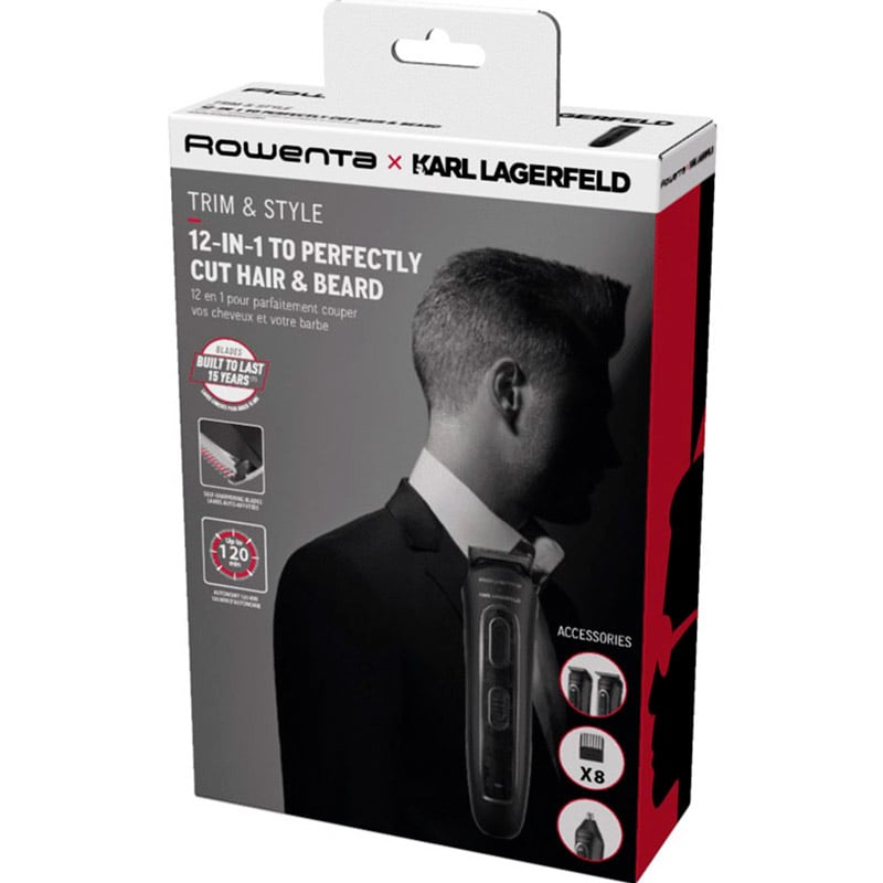 Триммер Rowenta Karl Lagerfeld Cut & Style Stylization TN911LF0 универсальный черный - фото 5