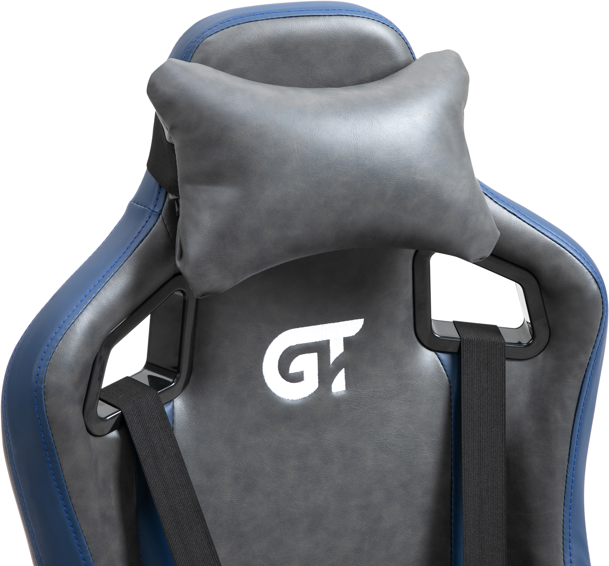 Геймерское кресло GT Racer черное с синим (X-5105 Black/Blue) - фото 10