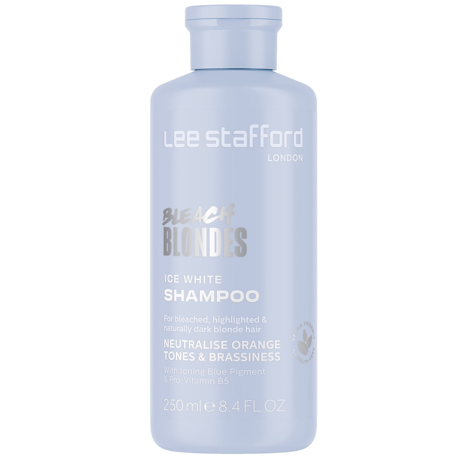 Шампунь для волосся Lee Stafford Bleach Blondes Ice White Toning Shampoo 250 мл - фото 1