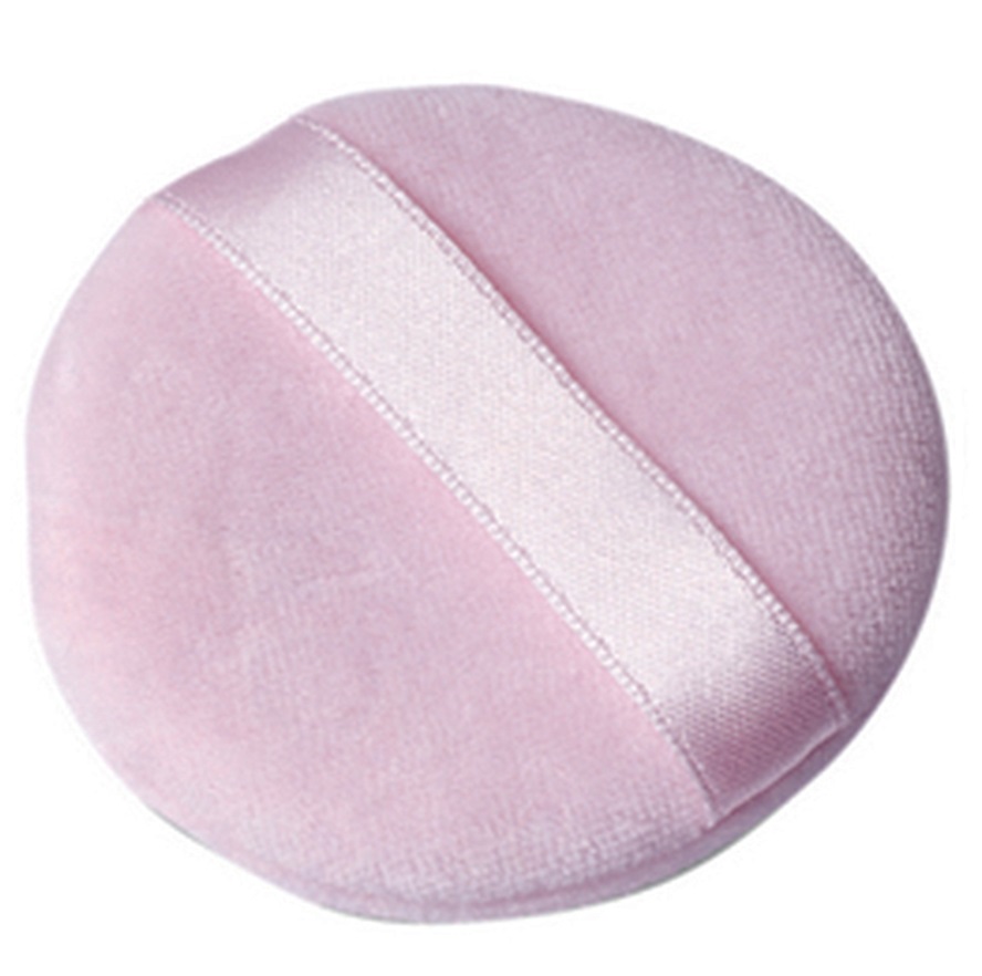 Пуховка косметична Beter круглая розовая 6.5 см - фото 1