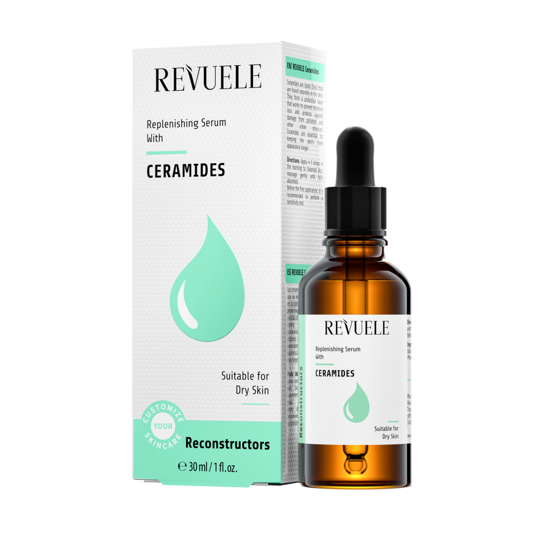 Сыворотка для лица Revuele Replenishing Serum Ceramides с керамидами, 30 мл - фото 1