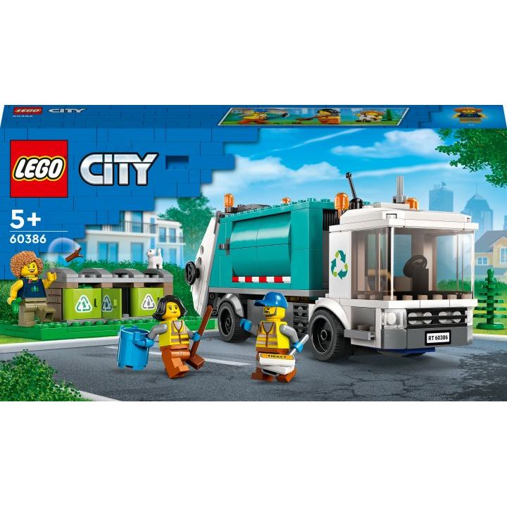 Конструктор LEGO City Сміттєпереробна вантажівка, 261 деталей (60386) - фото 1