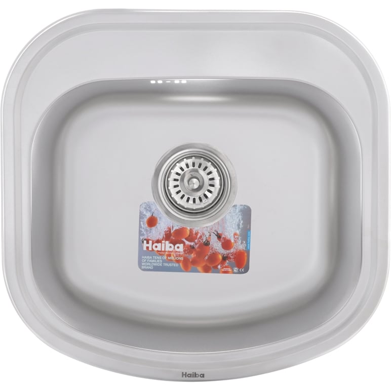 Кухонна мийка Haiba 49x47 Satin (HB0537) - фото 1