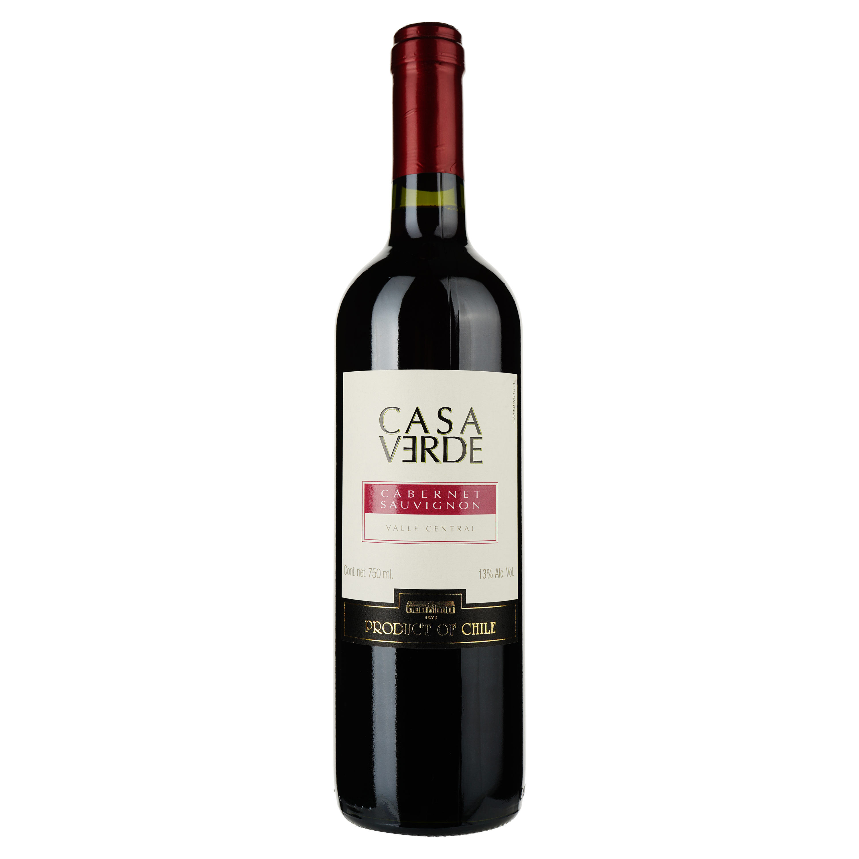 Вино Casa Verde Cabernet Sauvignon, 13%, 0,75 л (478734) - фото 1