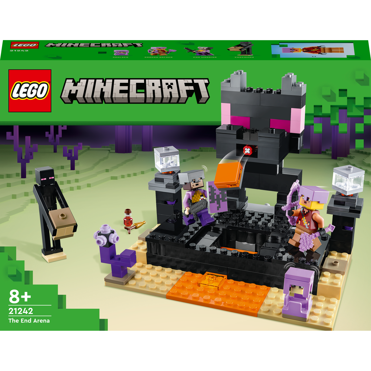 Конструктор LEGO Minecraft Конечная арена 252 деталей (21242) - фото 1