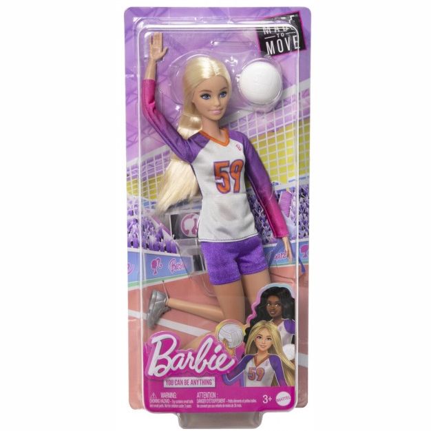 Лялька-волейболістка Barbie You can be anything Спорт (HKT72) - фото 6