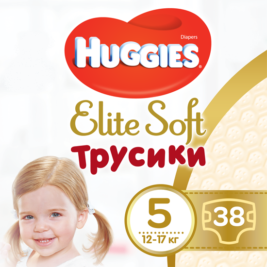 Підгузки-трусики Huggies Elite Soft Pants 5 (12-17 кг), 38 шт. - фото 1