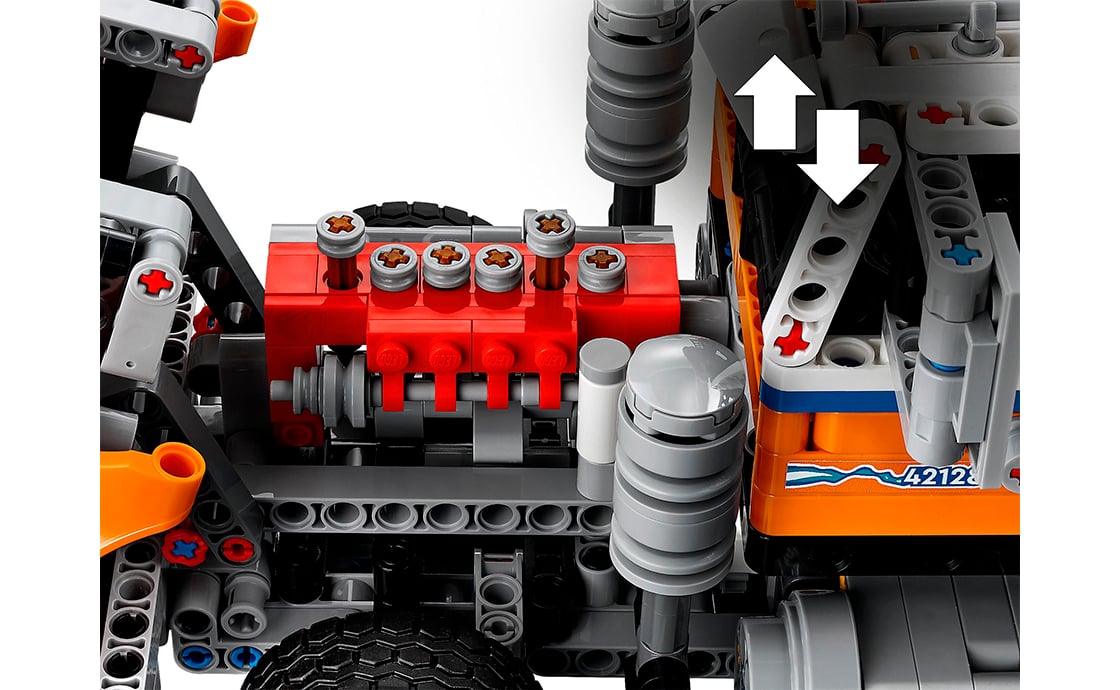 Конструктор LEGO Technic Грузовой эвакуатор, 2017 деталей (42128) - фото 11