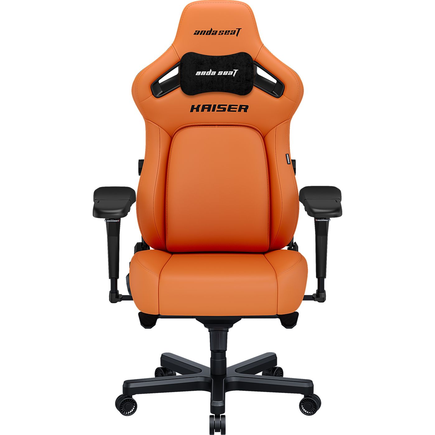 Кресло игровое Anda Seat Kaiser 4 Size XL Orange Premium PVC (AD12YDDC-XLL-20-O-PV/C) - фото 1