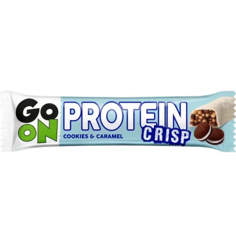 Батончик протеиновый Go On Nutrition Crisp Bar with Cookie&Caramel 50 г - фото 1