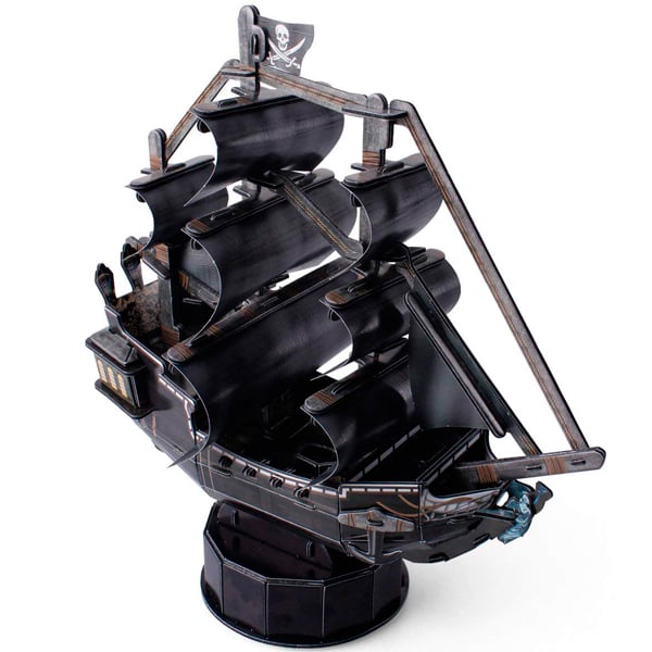 3D Пазл CubicFun Корабель Помста королеви Анни, 100 елементів (T4035h) - фото 3