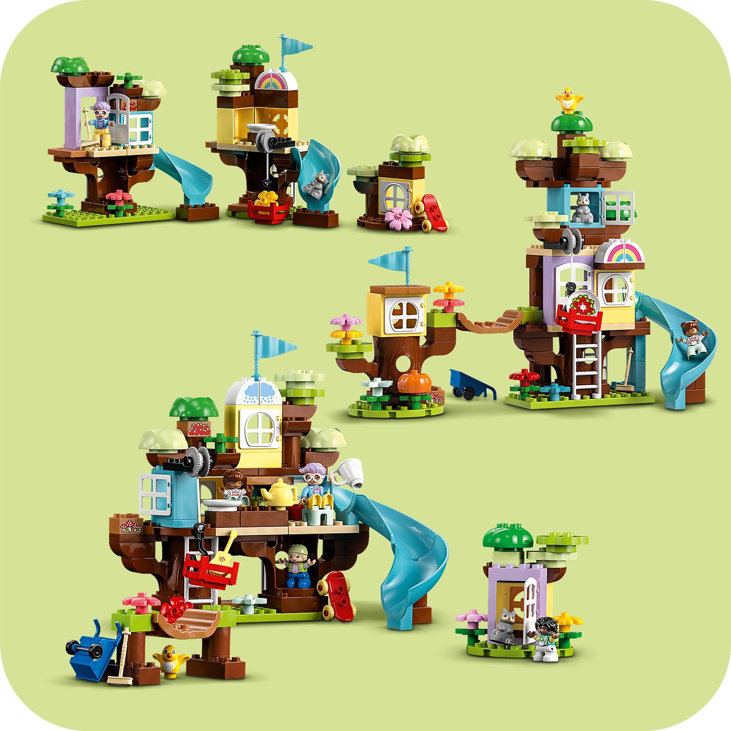 Конструктор LEGO DUPLO Town Будиночок на дереві 3 в 1, 136 деталей (10993) - фото 8