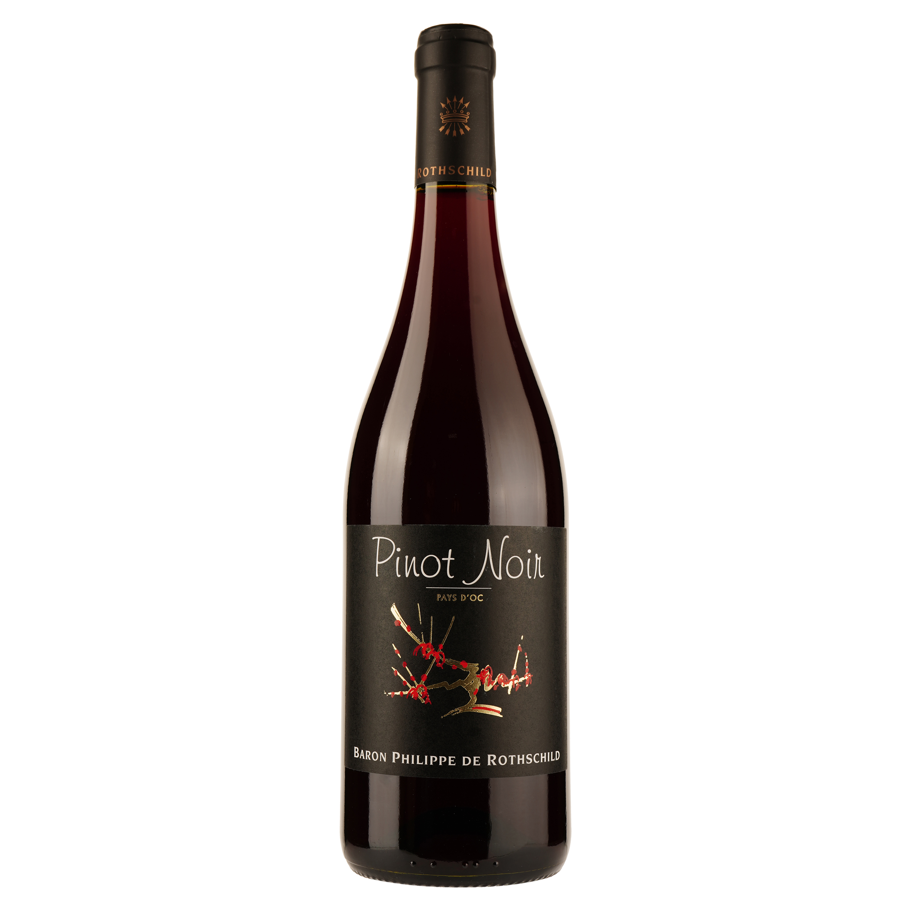 Вино Baron Philippe de Rothschild Pinot Noir, красное, сухое, 0,75 л - фото 1