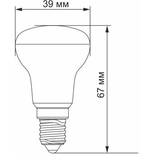 Светодиодная лампа LED Videx R39e 4W E14 4100K (VL-R39e-04144) - фото 3