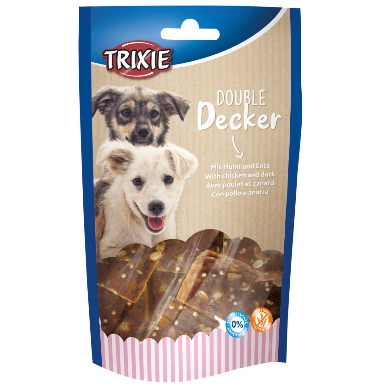 Ласощі для собак Trixie Double Decker, курка та качка, 100 г (31657) - фото 1