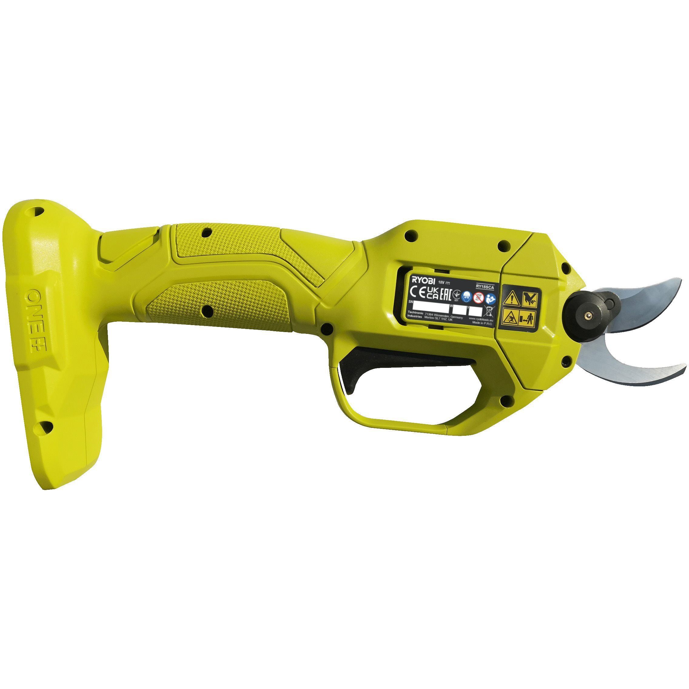 Секатор аккумуляторный Ryobi One+ RY18SCA-0 18В (5133005024) - фото 2