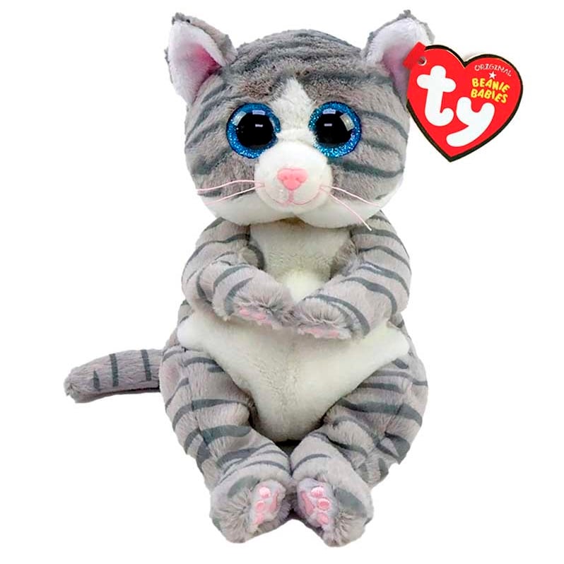 Мягкая игрушка TY Beanie Bellies Кошка Mitzi, 22 см (40539) - фото 1