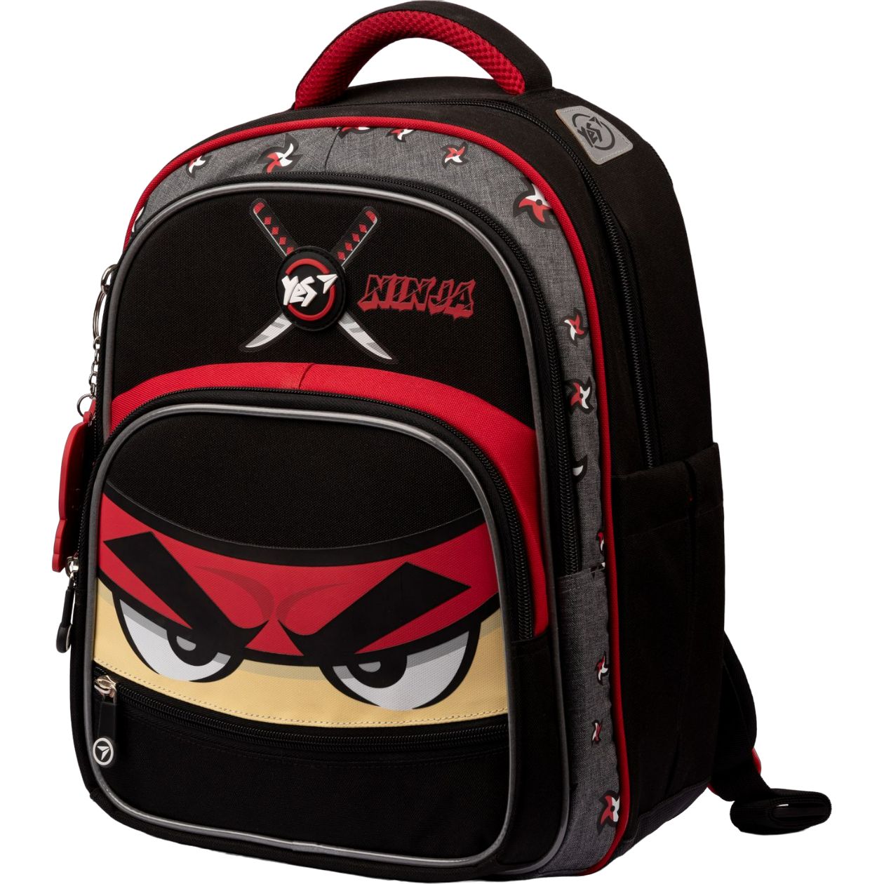 Photos - School Bag Yes Рюкзак шкільний  S-91 Ninja, чорний  (559406)
