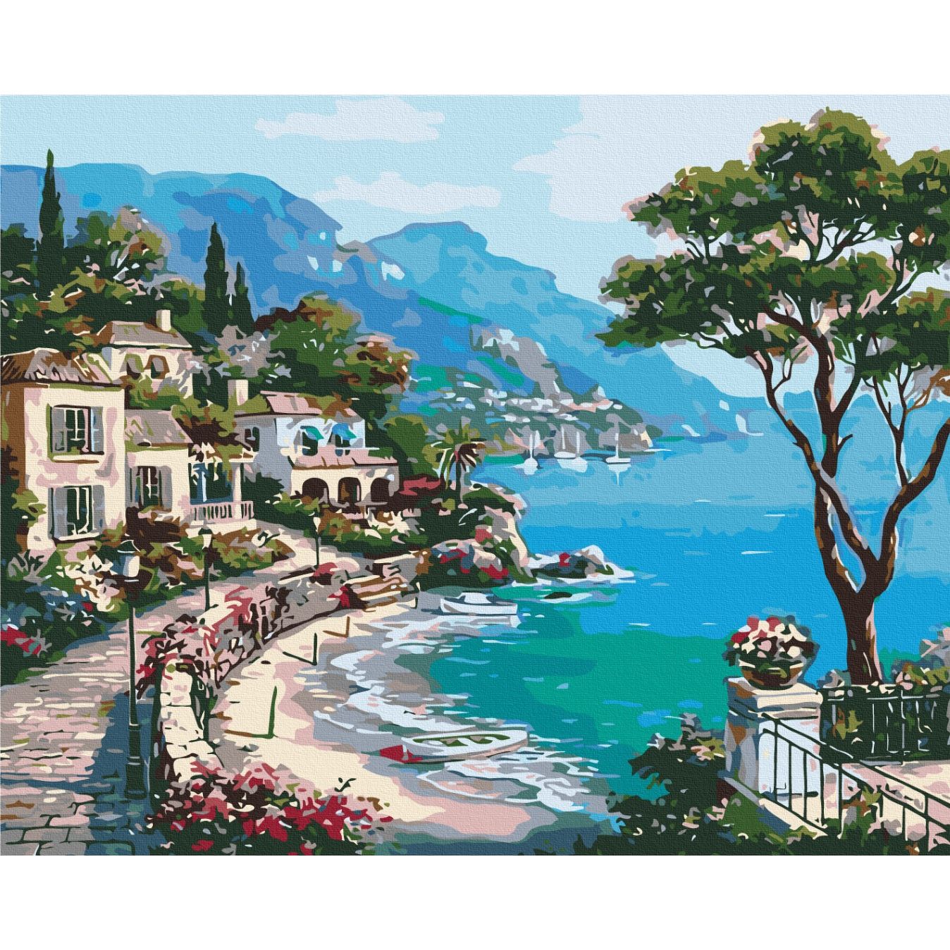 Картина за номерами Італійська набережна Brushme 40x50 см кольорова 000277942 - фото 1