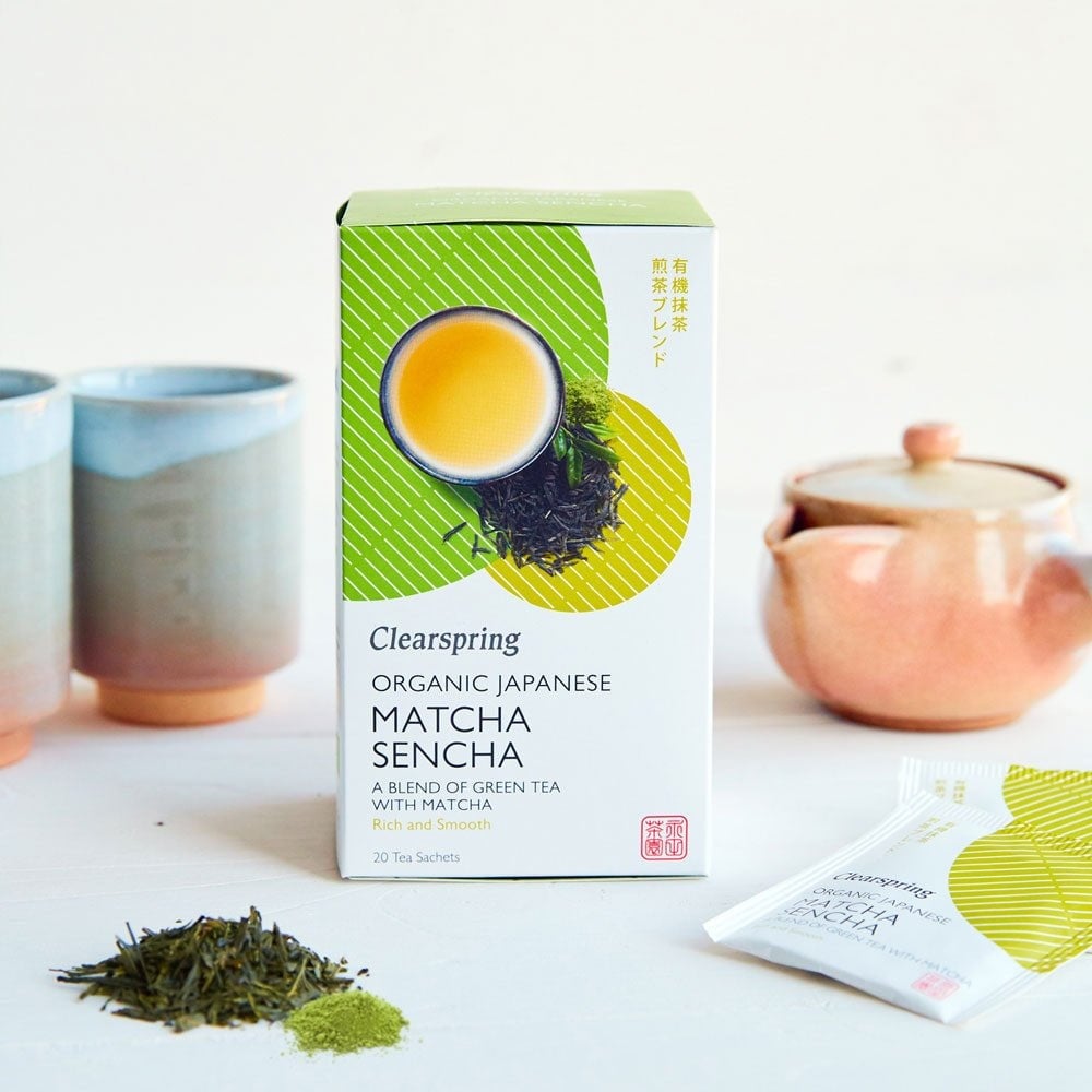 Чай зеленый Clearspring Matcha Sencha органический 36 г (20 шт. х 1.8 г) - фото 4