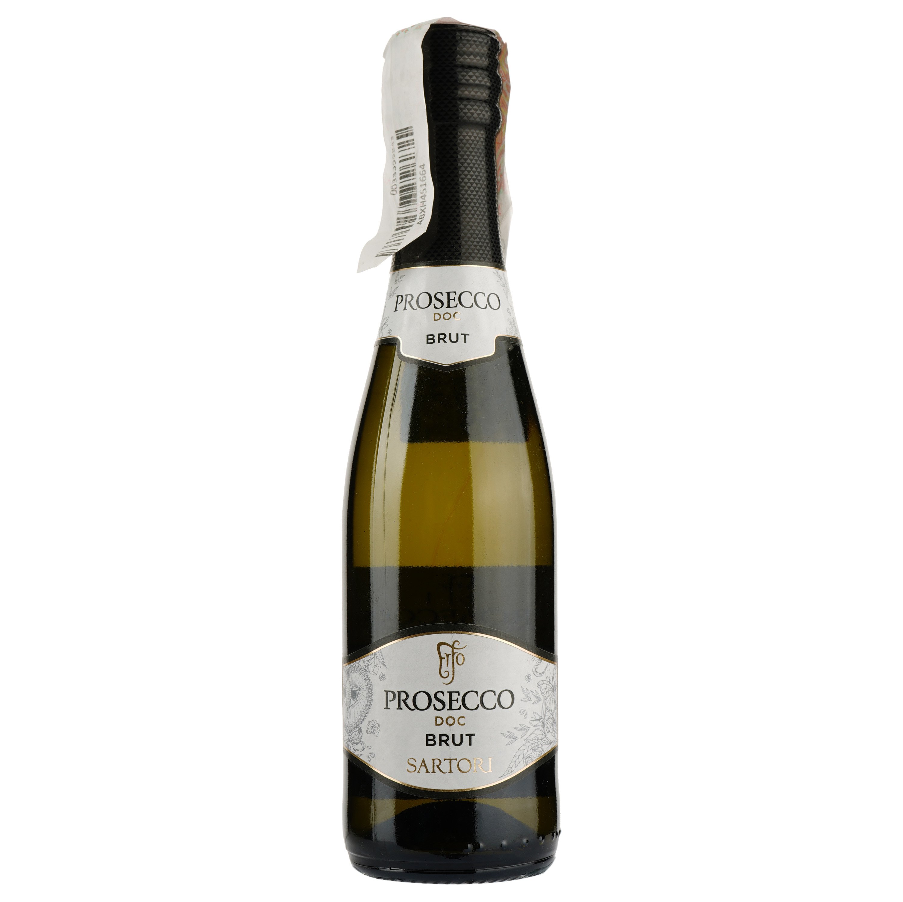 Игристое вино Sartori Prosecco Erfo Brut, белое, брют, 0,2 л - фото 2