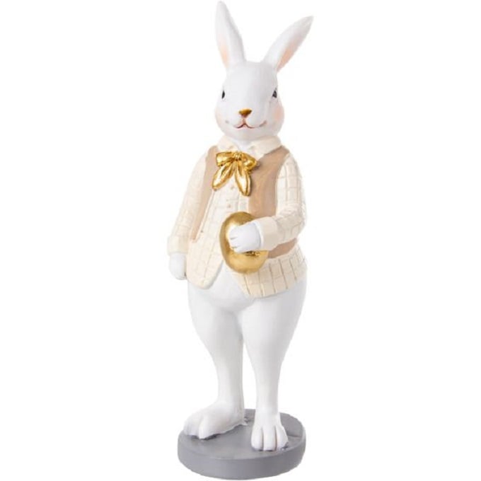 Фігурка декоративна Lefard Кролик у капелюсі, 5,5x5,5x15 см (192-236) - фото 1