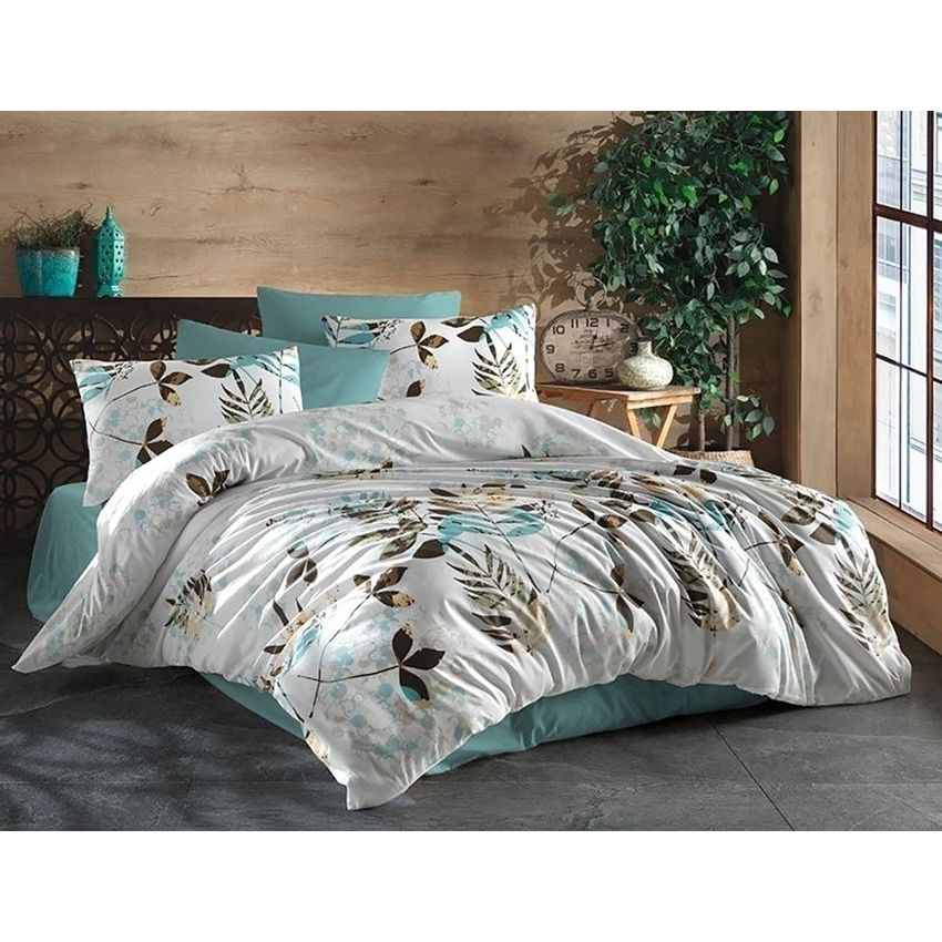 Комплект постельного белья TAG Tekstil с компаньоном 2-спальный 000210494 (R-T9143) - фото 1
