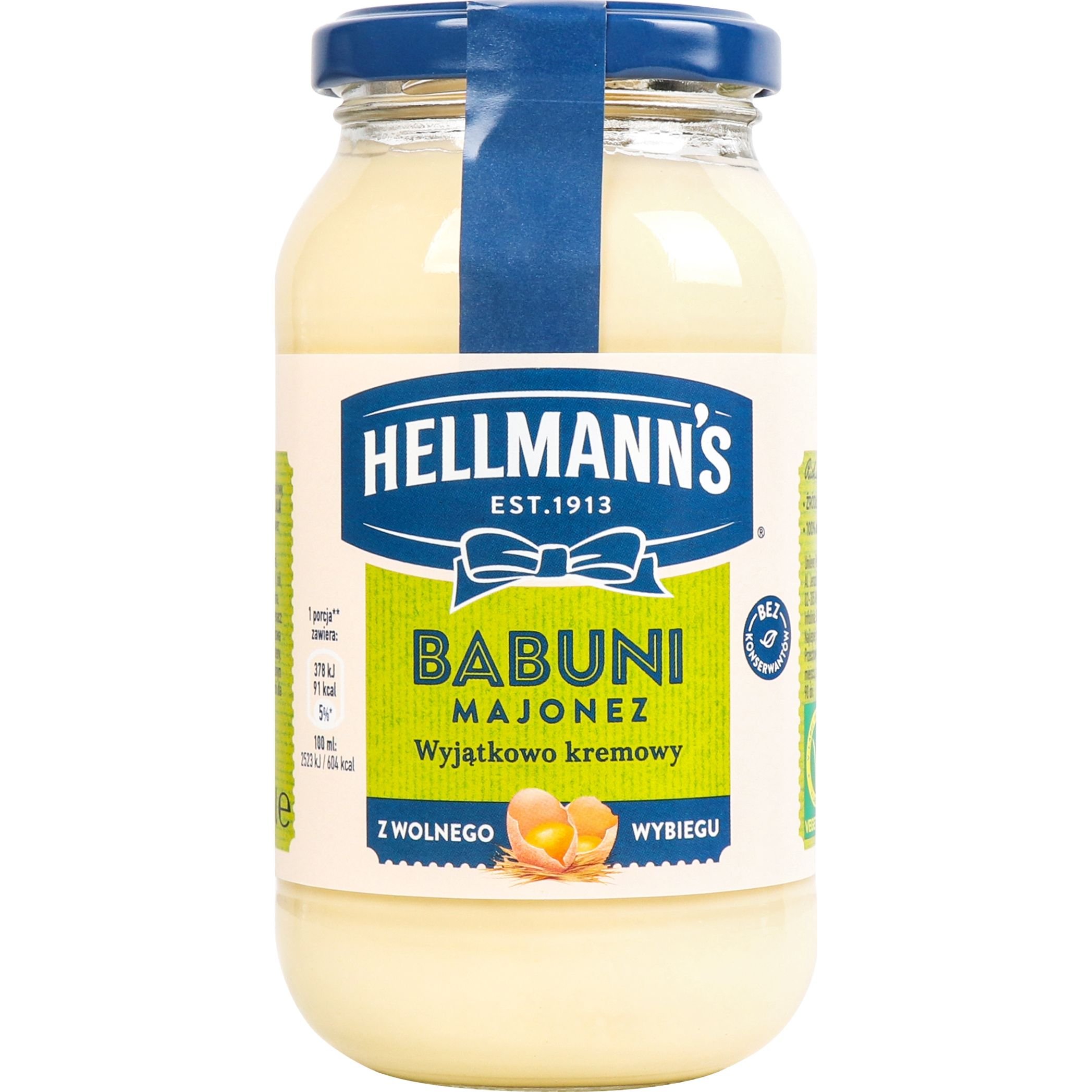 Майонез Hellmann's Babuni 64% 340 мл - фото 1