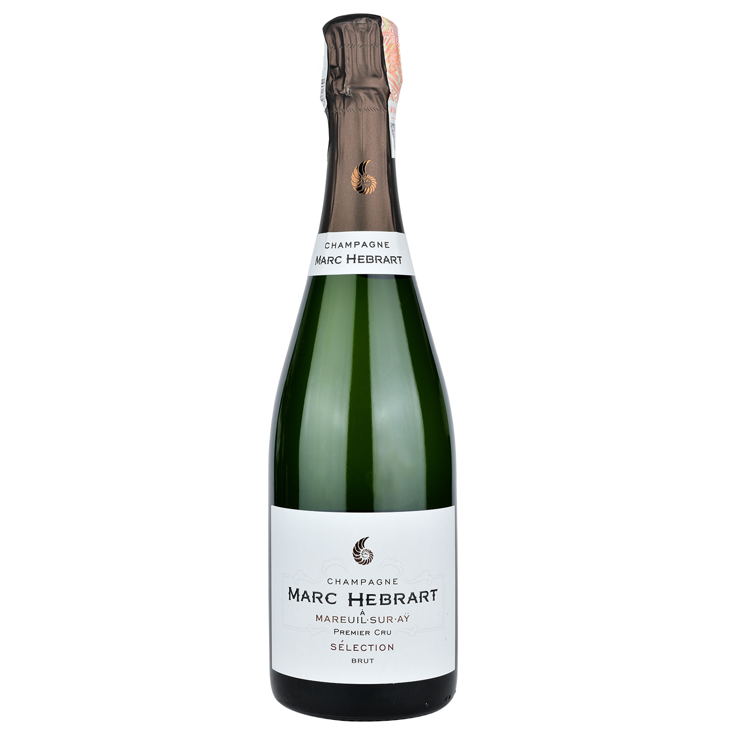 Шампанское Marc Hebrart Brut Selection Premier Cru, белое, брют, 0,75 л (27851) - фото 1