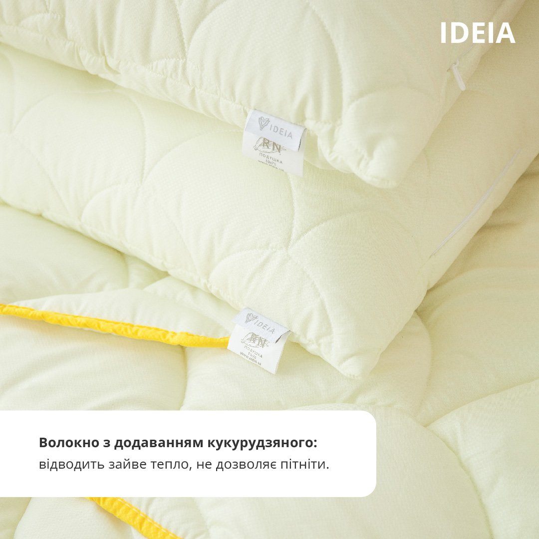 Одеяло зимнее Ideia Popcorn, полуторный, 200х140 см, молочный (8-35036 молоко) - фото 5