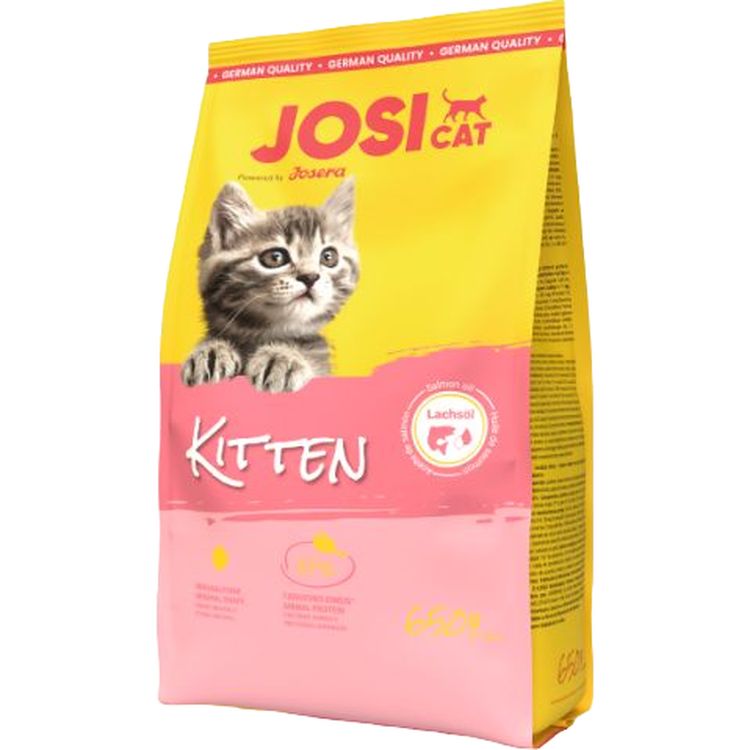 Сухой корм для котят Josera JosiCat Kitten, с лососем 0.65 кг - фото 1