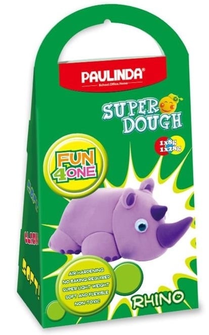 Масса для лепки Paulinda Super Dough Fun4one Носорог (PL-1537) - фото 1