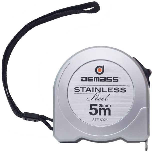Рулетка измерительная Demass Stainless Steel 5 м (STE 5025) - фото 6