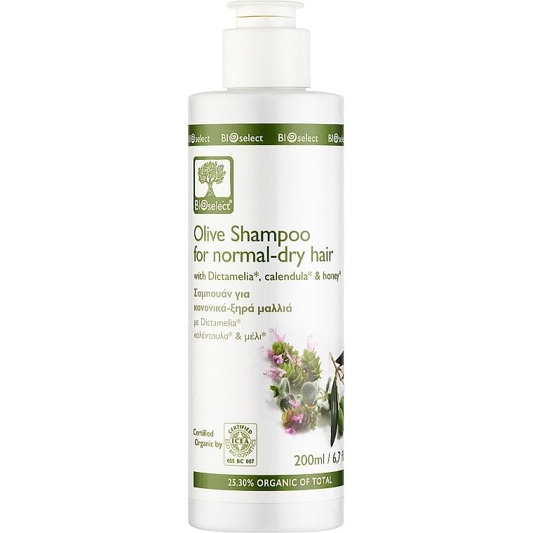 Шампунь BIOselect Olive Shampoo for Normal Dry Hair 200 мл - фото 1